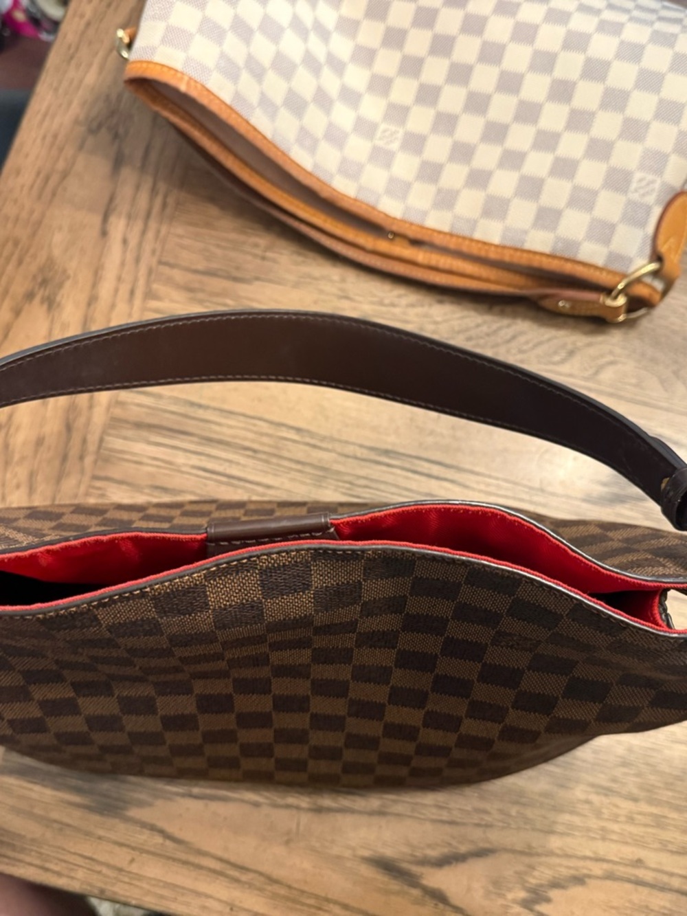 Louis Vuitton Brown Graceful pm Damier Canvas Shoulder bag. Great condition. - Picture 10 of 12
